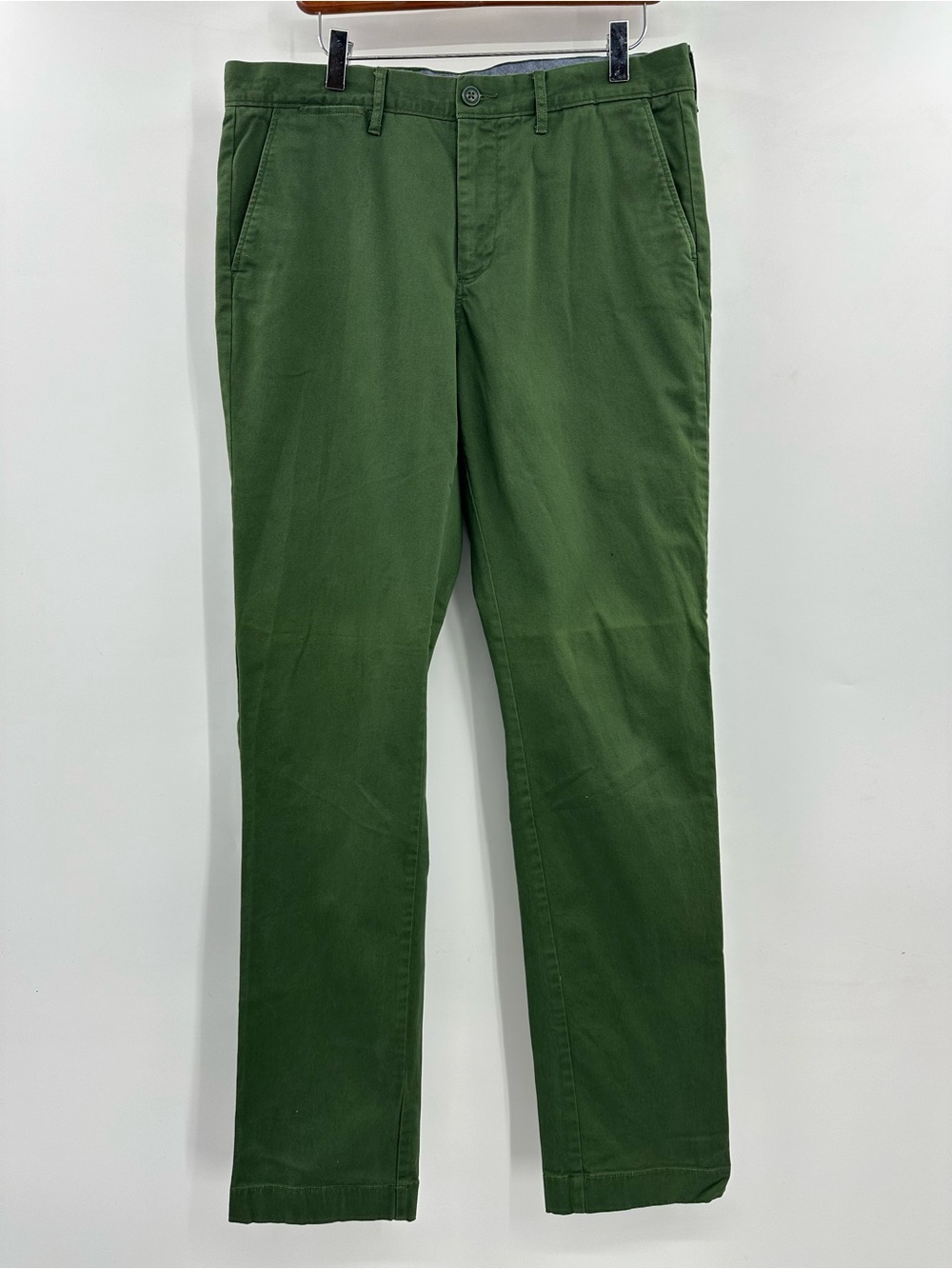 J. Crew Stretch Olive Green  Chinos 33x34